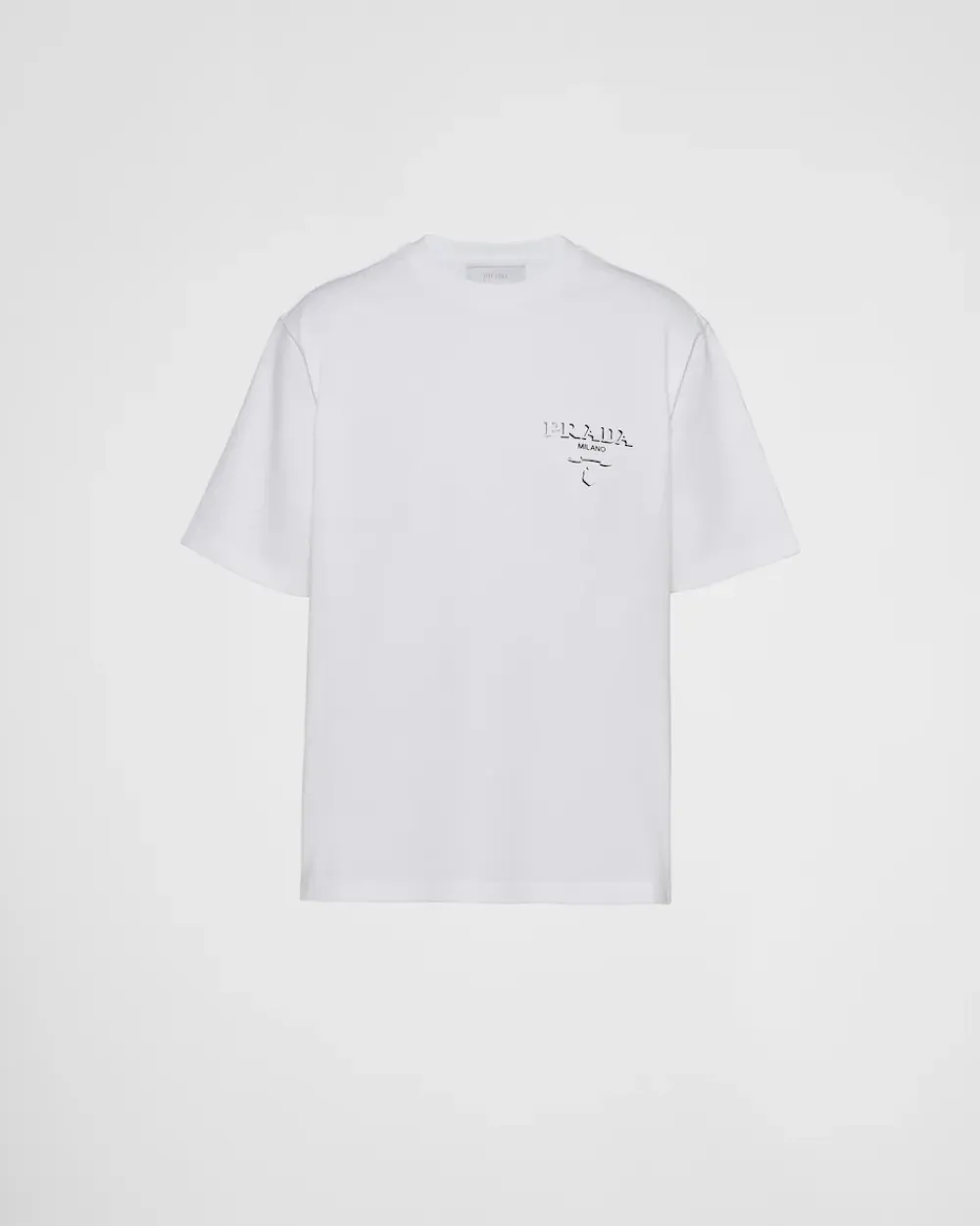 Hombre Prada CAMISETAS Y POLOS^Camiseta De Algodón