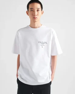 Hombre Prada CAMISETAS Y POLOS^Camiseta De Algodón