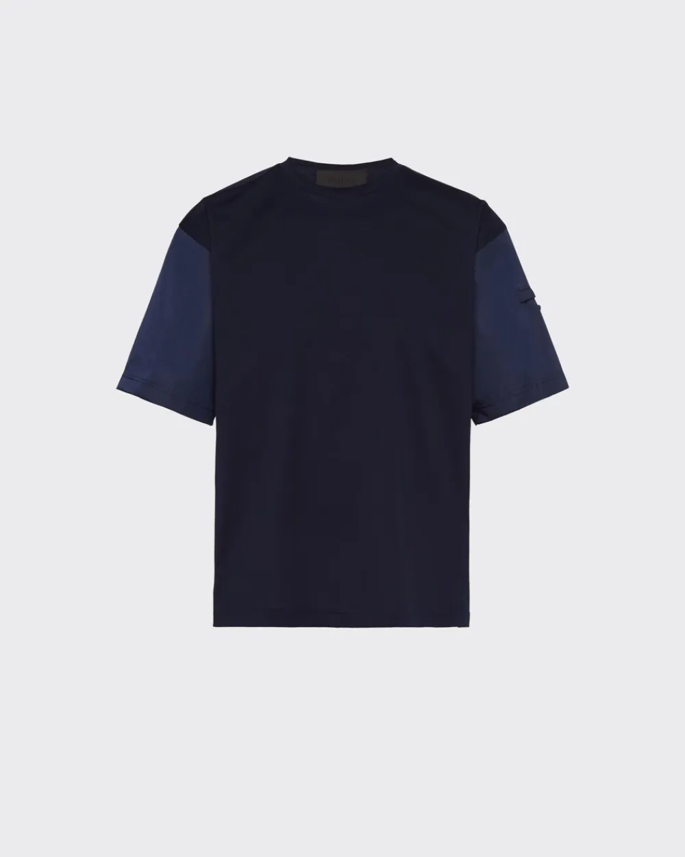 Hombre Prada CAMISETAS Y POLOS^Camiseta De Algodón Con Detalles De Re-nylon