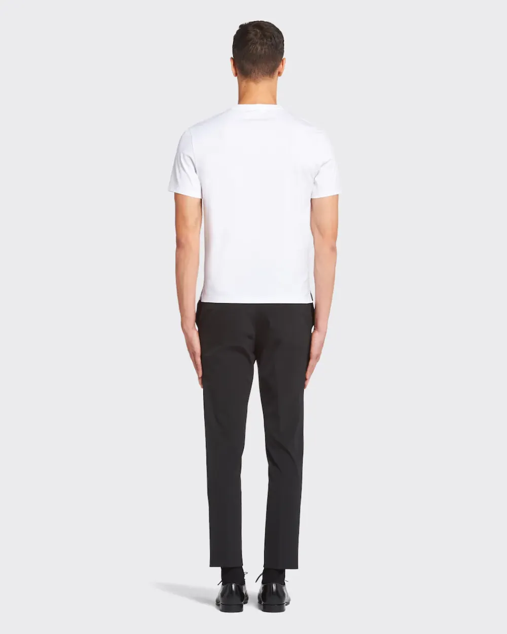Hombre Prada CAMISETAS Y POLOS^Camiseta De Algodón Elástico