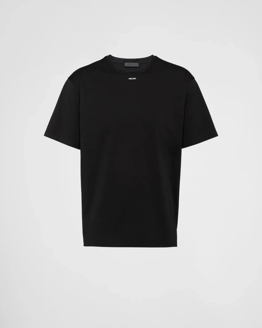 Hombre Prada CAMISETAS Y POLOS^Camiseta De Algodón Elástico