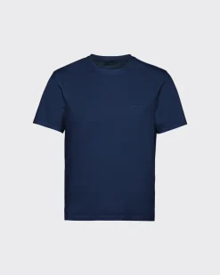 Hombre Prada CAMISETAS Y POLOS^Camiseta De Algodón Elástico
