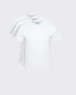Mujer Prada CAMISETAS Y SUDADERAS^Camiseta De Algodón, Paquete De 3