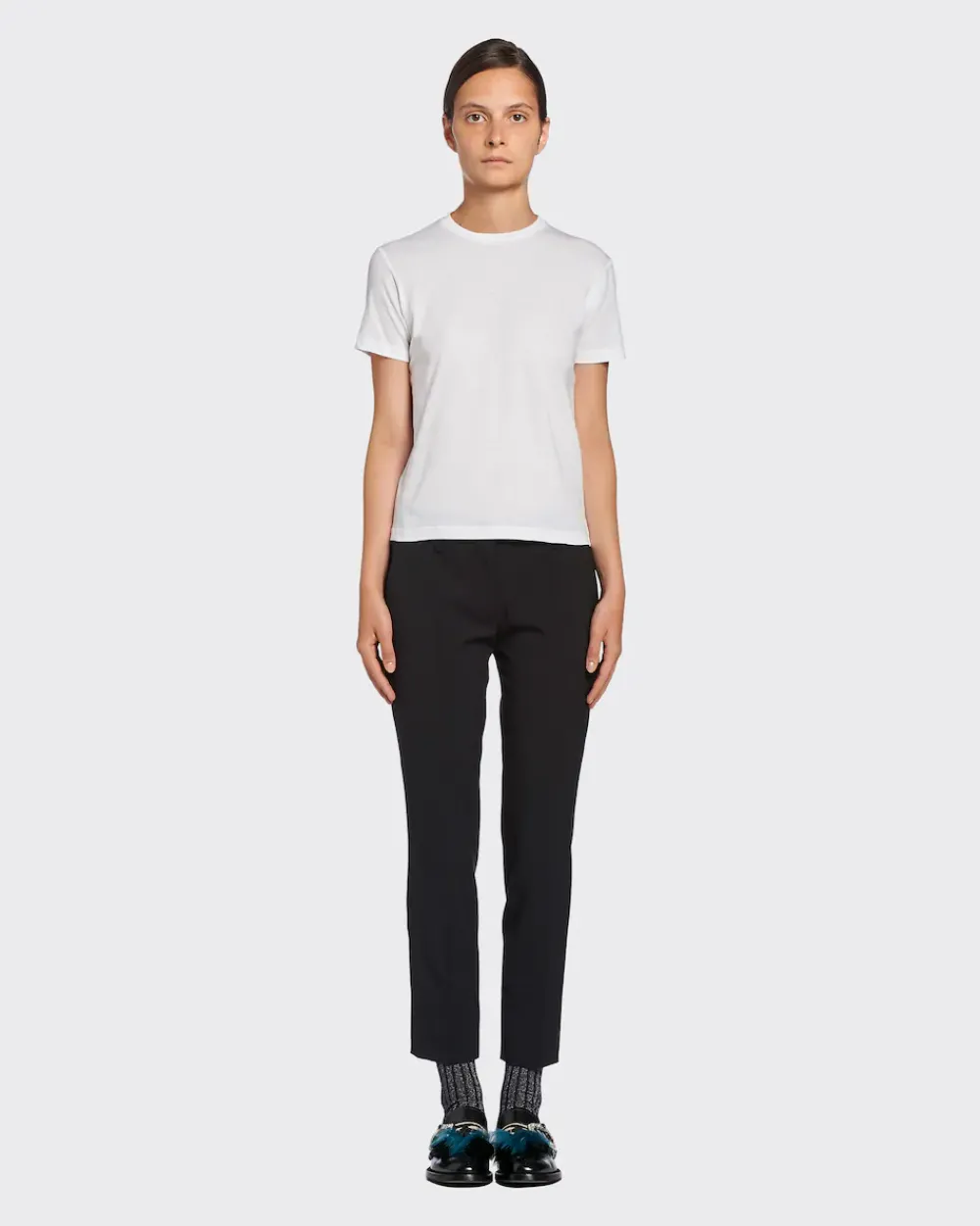 Mujer Prada CAMISETAS Y SUDADERAS^Camiseta De Algodón, Paquete De 3
