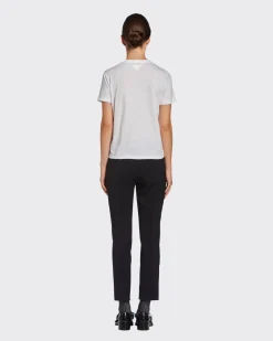 Mujer Prada CAMISETAS Y SUDADERAS^Camiseta De Algodón, Paquete De 3