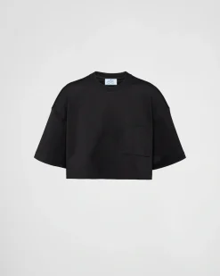 Mujer Prada CAMISETAS Y SUDADERAS^Camiseta De Interlock