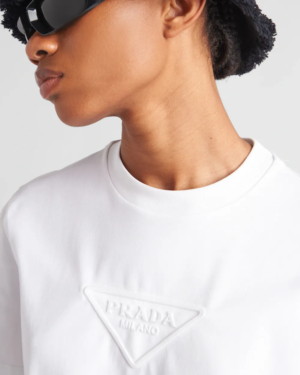 Mujer Prada CAMISETAS Y SUDADERAS^Camiseta De Interlock