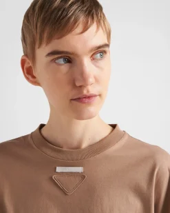 Mujer Prada CAMISETAS Y SUDADERAS^Camiseta De Punto