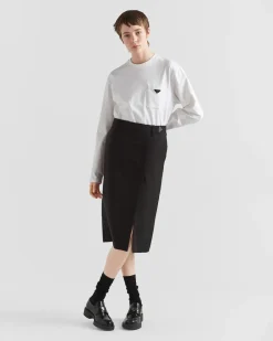 Mujer Prada CAMISETAS Y SUDADERAS^Camiseta De Punto