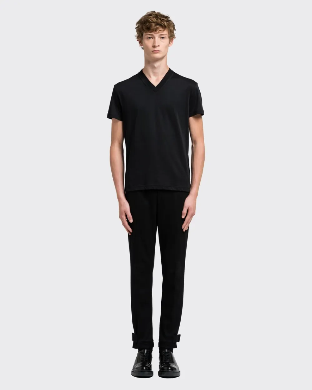 Hombre Prada CAMISETAS Y POLOS^Camiseta De Punto Blanca De