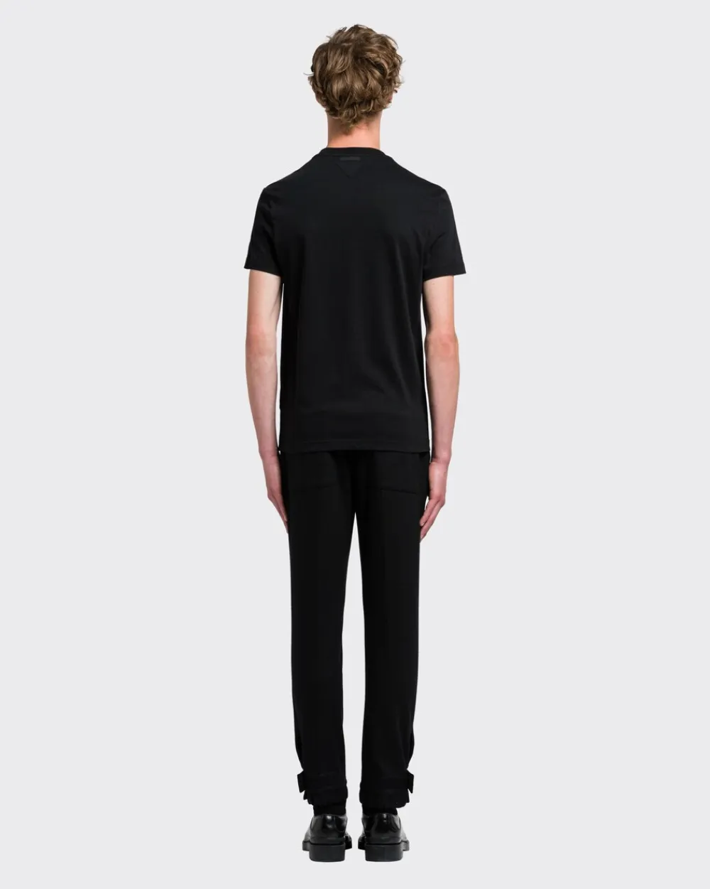 Hombre Prada CAMISETAS Y POLOS^Camiseta De Punto Blanca De
