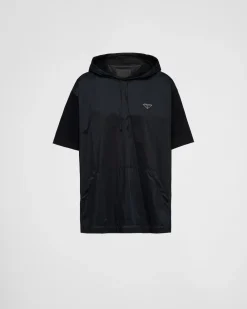 Hombre Prada CAMISETAS Y POLOS^Camiseta De Punto Y Algodón Técnico