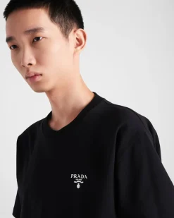 Hombre Prada CAMISETAS Y POLOS^Camiseta De Punto Y Re-nylon