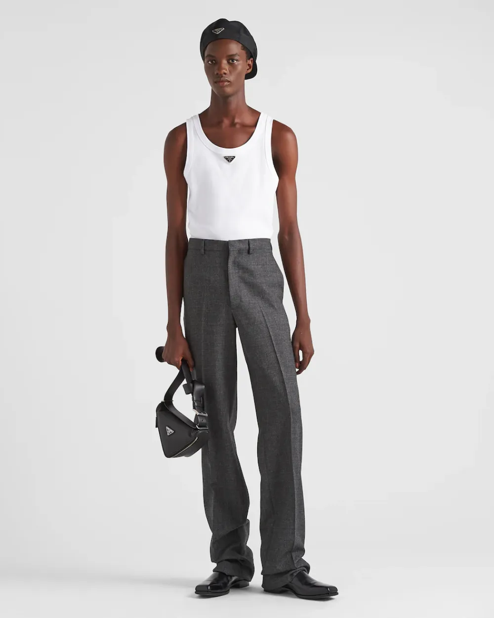 Hombre Prada CAMISETAS Y POLOS^Camiseta De Tirantes De Algodón