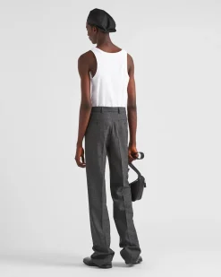Hombre Prada CAMISETAS Y POLOS^Camiseta De Tirantes De Algodón