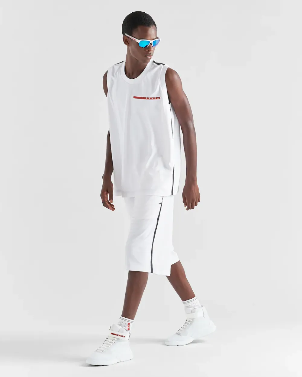 Hombre Prada ROPA^Camiseta De Tirantes De Piqué