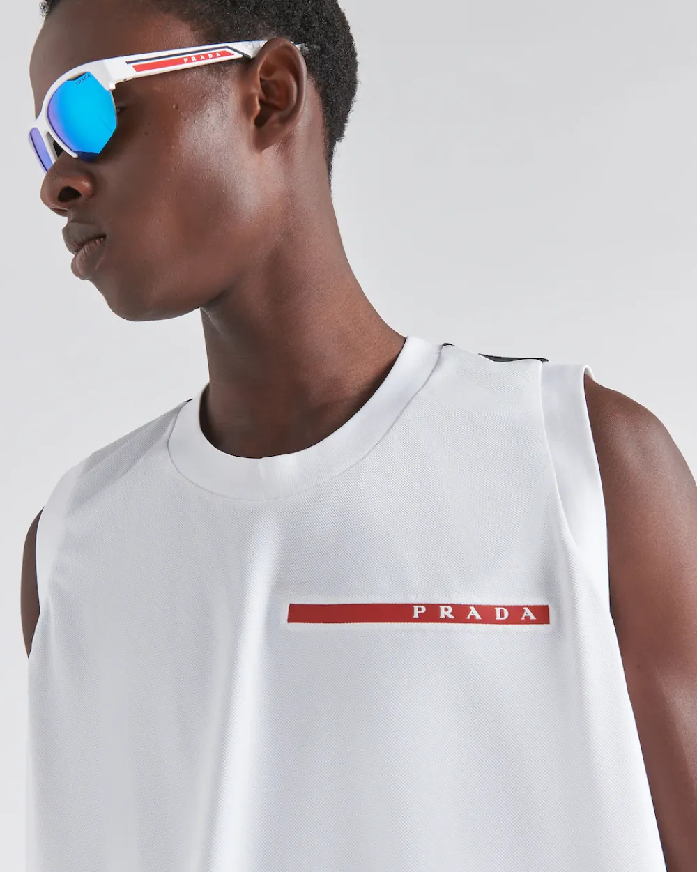 Hombre Prada ROPA^Camiseta De Tirantes De Piqué