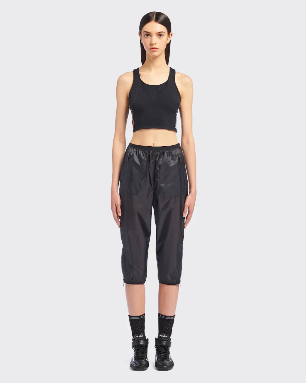 Mujer Prada ROPA^Camiseta De Tirantes De Poliéster Reciclado