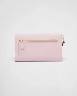 Mujer Prada MINIBOLSOS|MINIBOLSOS^Cartera De Mano De Piel Saffiano Con Solapa