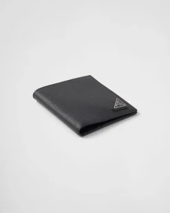 Hombre Prada CARTERAS Y TARJETEROS^Cartera De Piel Saffiano