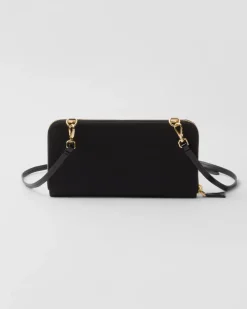 Mujer Prada CARTERAS Y TARJETEROS^Cartera De Re-nylon Y Piel Cepillada Con Bandolera