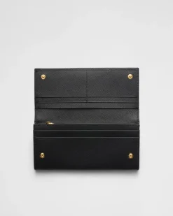 Mujer Prada CARTERAS Y TARJETEROS^Cartera Grande De Piel Saffiano