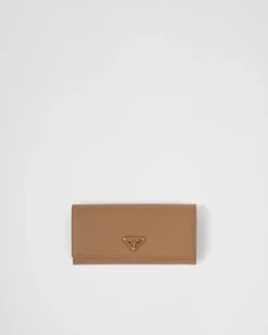 Mujer Prada CARTERAS Y TARJETEROS^Cartera Grande De Piel Saffiano