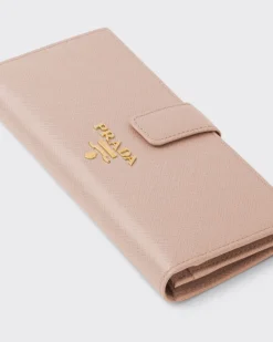 Mujer Prada CARTERAS Y TARJETEROS^Cartera Grande De Piel Saffiano