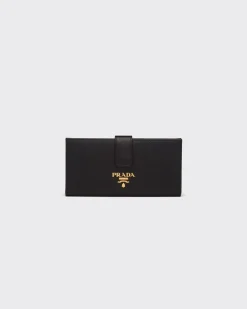 Mujer Prada CARTERAS Y TARJETEROS^Cartera Grande De Piel Saffiano