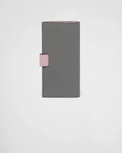 Mujer Prada CARTERAS Y TARJETEROS^Cartera Grande De Piel Y Saffiano