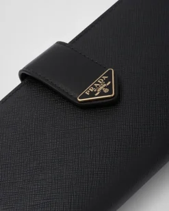 Mujer Prada CARTERAS Y TARJETEROS^Cartera Grande De Piel Y Saffiano