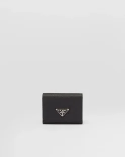 Hombre Prada CARTERAS Y TARJETEROS^Cartera Pequeña De Piel Saffiano