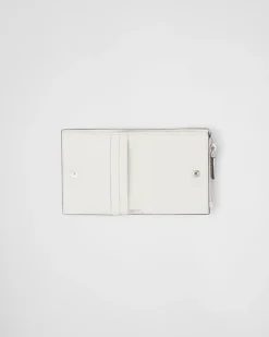 Hombre Prada CARTERAS Y TARJETEROS^Cartera Pequeña De Piel Saffiano