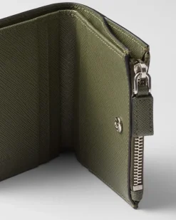 Hombre Prada CARTERAS Y TARJETEROS^Cartera Pequeña De Piel Saffiano