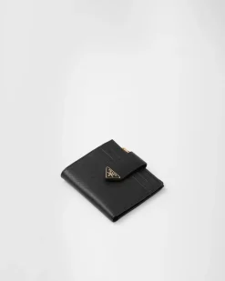 Mujer Prada CARTERAS Y TARJETEROS^Cartera Pequeña De Piel Y Saffiano