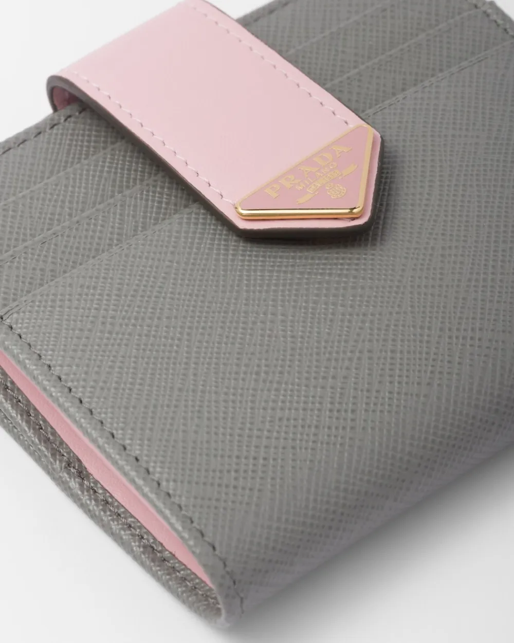 Mujer Prada CARTERAS Y TARJETEROS^Cartera Pequeña De Piel Y Saffiano