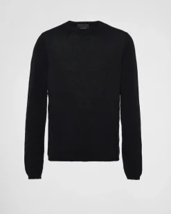 Hombre Prada TEJIDOS DE PUNTO^Cashmere Crew-neck Sweater