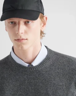 Hombre Prada TEJIDOS DE PUNTO^Cashmere Crew-neck Sweater