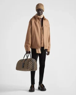 Hombre Prada CHAQUETAS Y ABRIGOS^Cazadora Corta De Pelo De Camello