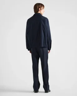 Hombre Prada ROPA DE ABRIGO^Cazadora De Algodón Elástico