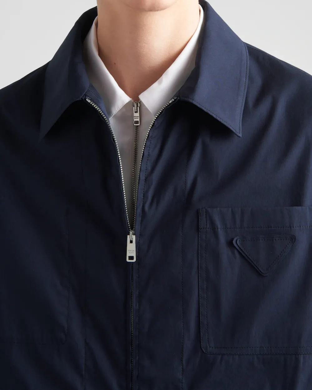 Hombre Prada ROPA DE ABRIGO^Cazadora De Algodón Elástico