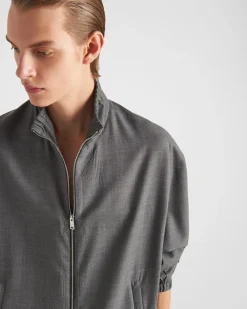 Hombre Prada CHAQUETAS Y ABRIGOS^Cazadora De Lana