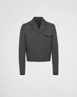 Hombre Prada CHAQUETAS Y ABRIGOS^Cazadora De Lana