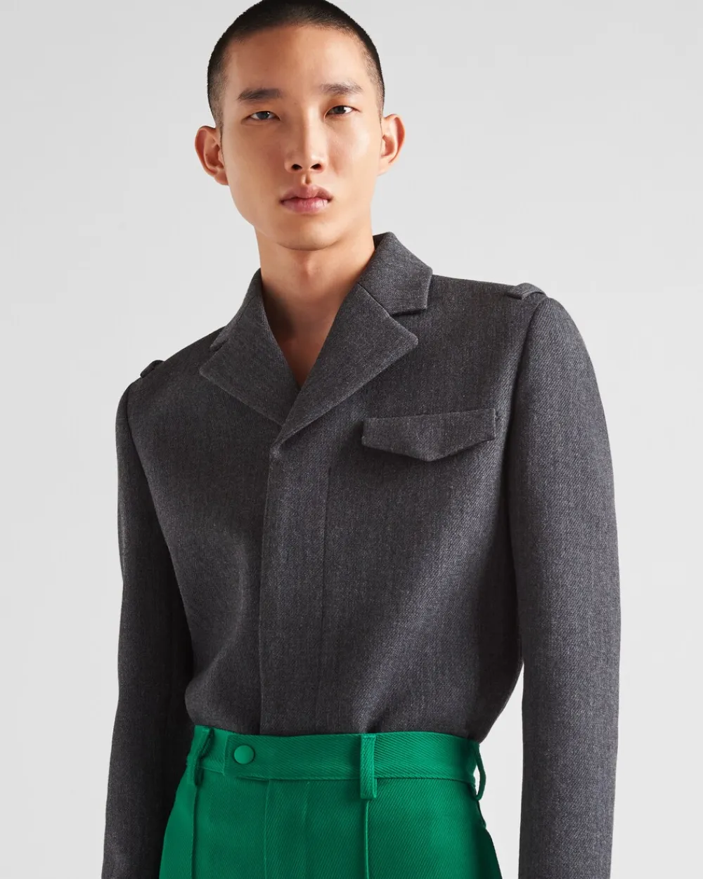 Hombre Prada CHAQUETAS Y ABRIGOS^Cazadora De Lana