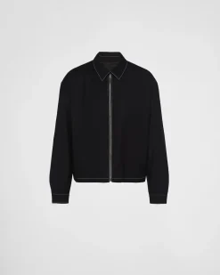 Hombre Prada CHAQUETAS Y ABRIGOS^Cazadora De Lana