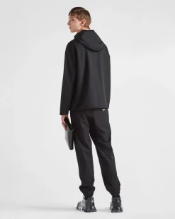 Hombre Prada CHAQUETAS Y ABRIGOS^Cazadora De Lana Con Capucha
