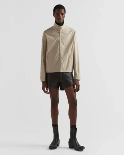 Hombre Prada CHAQUETAS Y ABRIGOS^Cazadora De Mezcla De Algodón