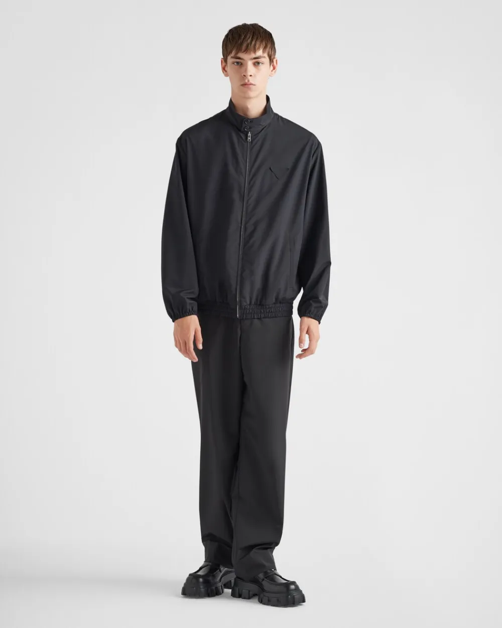 Hombre Prada CHAQUETAS Y ABRIGOS^Cazadora De Mezcla De Lana