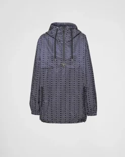 Mujer Prada COLECCIÓN FEMENINA|ROPA DE ABRIGO^Cazadora De Nylon Con Logo Estampado