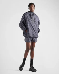 Mujer Prada COLECCIÓN FEMENINA|ROPA DE ABRIGO^Cazadora De Nylon Con Logo Estampado